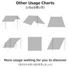 image:imageAzarxis Waterproof Camping Tent Tarp Hammock Rain Fly Footprint Ground Cloth Shelter Sunshade Beach Picnic Blanket Mat for Outdoor Camping Park Lawn02 Green