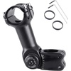 image:imageAzarxis 254mm 318mm Stem 70mm 80mm 90mm 110mm 120mm 130mm 17 35 45 60 Degree Adjustable Bike Stem Mountain Bike Stem Short Handlebar Stem for Bicycle Road Bike MTB BMX Cycling01 60  318 x 120mm