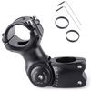 image:imageAzarxis 254mm 318mm Stem 70mm 80mm 90mm 110mm 120mm 130mm 17 35 45 60 Degree Adjustable Bike Stem Mountain Bike Stem Short Handlebar Stem for Bicycle Road Bike MTB BMX Cycling01 60  318 x 90mm