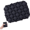 image:imageAzarxis Inflatable Seat Cushion Travel Portable Lightweight Air Stadium Seat Pad Chair Pad with Storage Bag for Airplane Camping Bleacher Hiking Office Car Outdoor GreenBlack