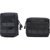 image:imageAzarxis Molle Pouches Tactical Compact EDC Small Utility Pouch Waist Bags Sundries Storage Admin Organize Gear Gadget for Military Backpack04 Black  591x433  649x453  2 Pack