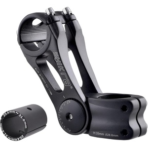 image:imageAzarxis 318mm Stem 45mm 60mm 70mm 80mm 90mm 100mm 110mm 120mm 07 Degree Bike Stem Mountain Bike Stem Short Handlebar Adjustable Stem for Bicycle Road Bike MTB BMX Fixie Gear Cycling02 85  Black  254 x 110mm