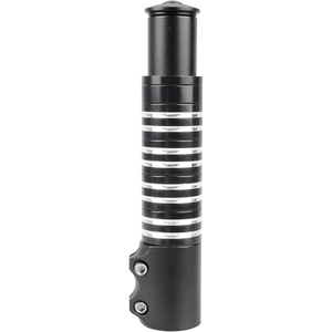 image:imageAzarxis Bike Fork Stem Bicycle Extender Handlebar Riser Adaptor Aluminium Alloy Head up Adapter Flexible Easy Installation for 118 Inch 286 mm Mountain Bike Road Bike MTBBlack Silver