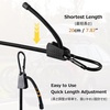 image:imageAzarxis Adjustable Bungee Cords with Secure Hooks 79 Inch Stretchy Tie Downs Heavy Duty Outdoor Elastic Straps 2 Pack for Luggage Camping Gear Tents Tarps Truck Cargo Roof Bike Racks 7979