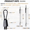 image:imageAzarxis Adjustable Bungee Cords with Secure Hooks 79 Inch Stretchy Tie Downs Heavy Duty Outdoor Elastic Straps 2 Pack for Luggage Camping Gear Tents Tarps Truck Cargo Roof Bike Racks 7940