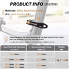 image:imageAzarxis Bike Seat Post Clamp Aluminum Alloy Quick Release Bicycle Seatpost Tube Tightener Clip 286mm 318mm 349mm for Mountain Road Fixie Track Folding DH MTB BMX Bikes Gear1 Blue  Quick Release