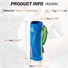 image:imageAzarxis TPU Soft Flask Collapsible Water Bottle Running Folding Gel Water Reservoir Handheld for Hydration Pack Hiking Cycling Climbing Jogging Marathon Trail Race01 Blue Handheld Bottle Carrier  Bottle Not Included