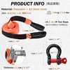 image:imageAzarxis Tow Straps Heavy Duty with Hooks 2 in x 164 ft Heavy Duty 20000 lbs Break Strength Vehicle Recovery Ropes Kit for Cars Trucks Jeep SUV and ATV Emergency Roadside Accessories BlueBlue