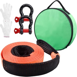 image:imageAzarxis Tow Straps Heavy Duty with Hooks 2 in x 164 ft Heavy Duty 20000 lbs Break Strength Vehicle Recovery Ropes Kit for Cars Trucks Jeep SUV and ATV Emergency Roadside Accessories BlueOrange