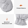 image:imageBaby Winter Mittens Kid Toddler Warm Gloves Fleece Lined Thermal Windproof for Infant Boys Girls Children Snow Skiing02 Gray  Not Touchscreen Compatible
