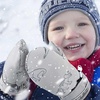 image:imageBaby Winter Mittens Kid Toddler Warm Gloves Fleece Lined Thermal Windproof for Infant Boys Girls Children Snow Skiing02 Gray  Not Touchscreen Compatible