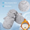 image:imageBaby Winter Mittens Kid Toddler Warm Gloves Fleece Lined Thermal Windproof for Infant Boys Girls Children Snow Skiing02 Navy Blue  Not Touchscreen Compatible