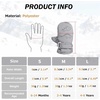 image:imageBaby Winter Mittens Kid Toddler Warm Gloves Fleece Lined Thermal Windproof for Infant Boys Girls Children Snow Skiing02 Navy Blue  Not Touchscreen Compatible