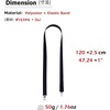 image:imageMitten Clips for Toddlers Kids amp Adults  Adjustable Glove Holder Elastic Winter Hat Grip Steel Sweater FastenerBlack