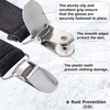 image:imageMitten Clips for Toddlers Kids amp Adults  Adjustable Glove Holder Elastic Winter Hat Grip Steel Sweater FastenerGray  4 Pack