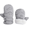 image:imageBaby Winter Mittens Kid Toddler Warm Gloves Fleece Lined Thermal Windproof for Infant Boys Girls Children Snow Skiing02 Gray  Not Touchscreen Compatible